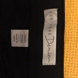 Woman’s black jeans